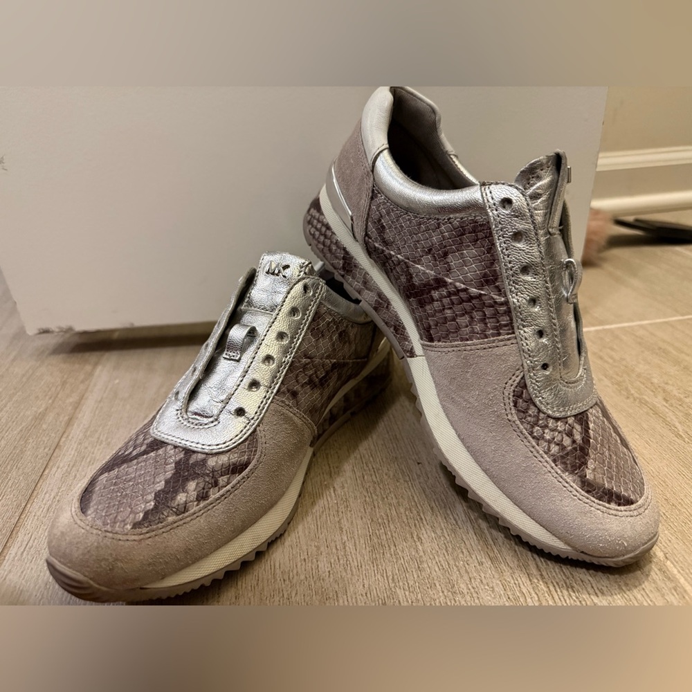 Michael Kors MK Women's Billie Trainer Suede Sneakers